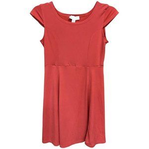 New Michael Kors Coral Seam Detail A-Line Dress